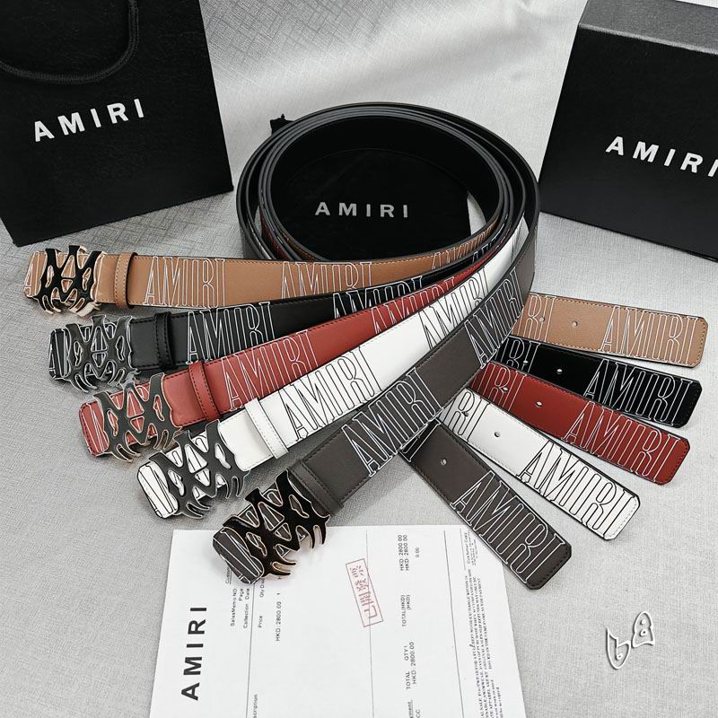 Amiri belt 38mmX90-125cm lb53